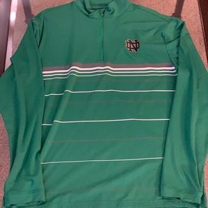 Green quarter zip ND